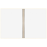 Notizbuch Premium Wire | A5, punktiert, sand